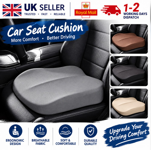 Portable car seat cushion - cushion, for